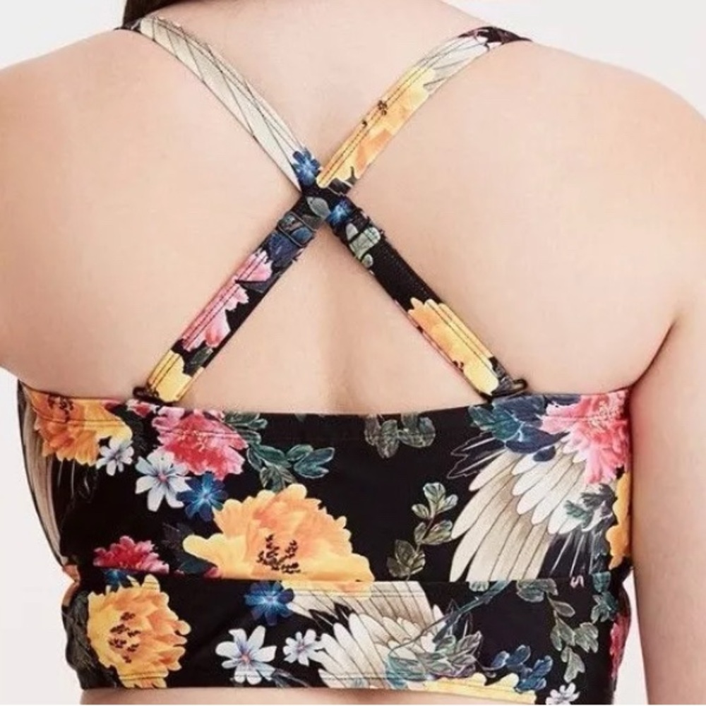 Retired Torrid Women's Floral Swim Top - Like new! 3X - Picture 3 of 3